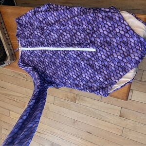 NWT Mott50 Purple Patterned long sleeve Swimsuit